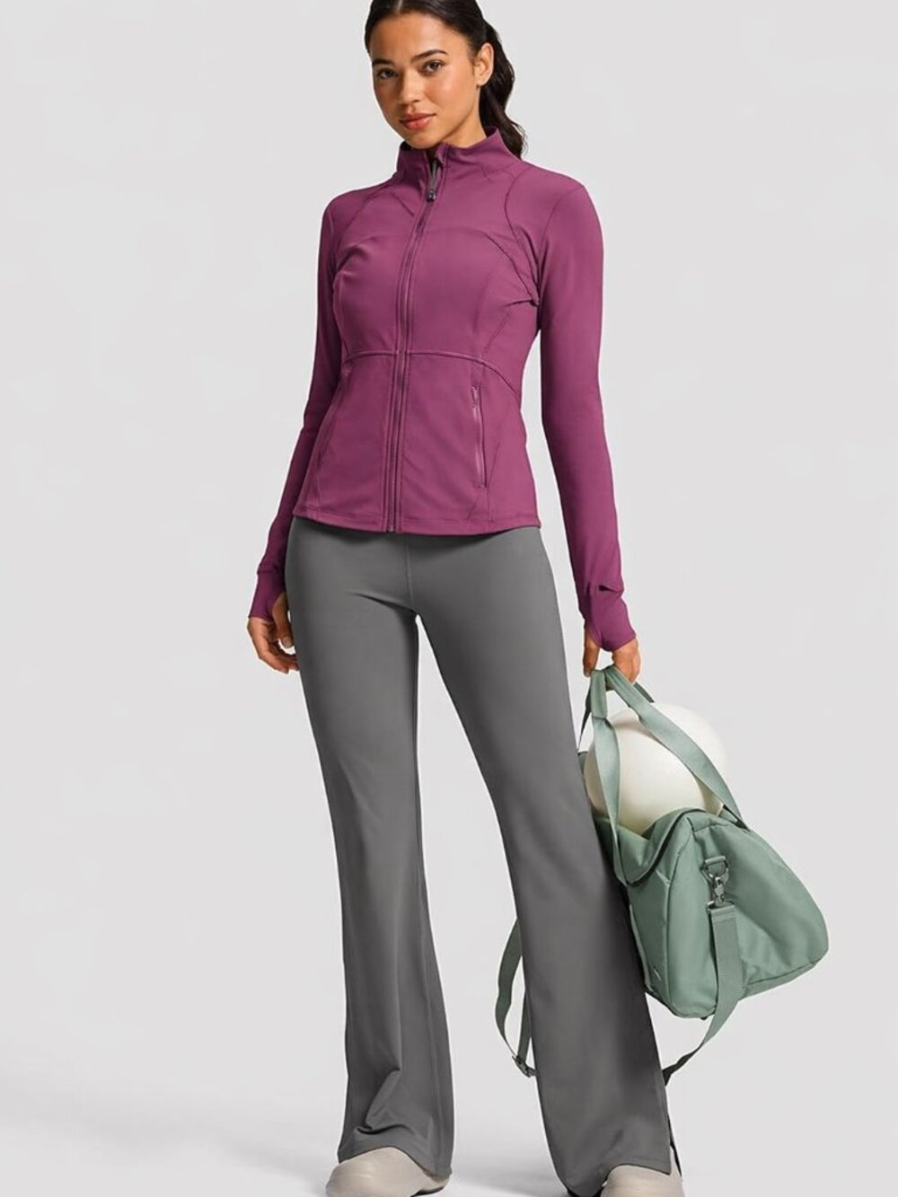 Avia Brand Performance Zip-Up Jacket. Mulberry Wine Color. Size Small. NWT - Picture 10 of 10